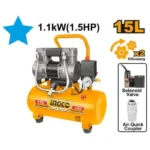 INGCO ACS111152 1100W (1.5HP) 15L كومبرسور هواء كاتم AIR COMPRESSOR