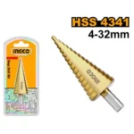 INGCO AKSDS43233 4-32mm HHS ريشة بلبل نحاس صناعي Step Drill Bit