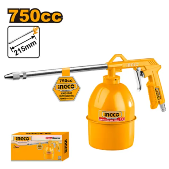INGCO-AWG1001-750cc-فرد-رش-مازوت-Air-Washing-Gun.webp INGCO AWG1001 750cc فرد رش مازوت Air Washing Gun - Image 1