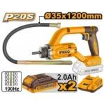 INGCO CCVLI2025021 20V 2Batt 2Ah+Char 35x100mm رجراج باطون Cordless concrete vibrator