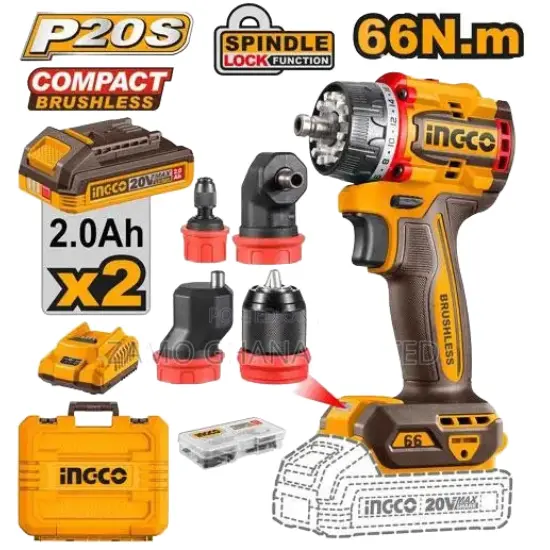 INGCO-CDLI206686-20V-2Batt-2AhBox-66N.m-مقدح-بطارية-مع-اربع-رؤوس-تبديل-صناعي-Cordless-multi-head-drill-driver.webp INGCO CDLI206686 20V 2Batt 2Ah+Box 66N.m مقدح بطارية مع اربع رؤوس تبديل صناعي Cordless multi-head drill driver - Image 1