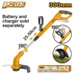 INGCO CGTLI20018 20V 300mm حشاشة بطارية يدوية تلسكوبيك راس معكوف فدار Cordless Grass Trimmer (Bare Tool)