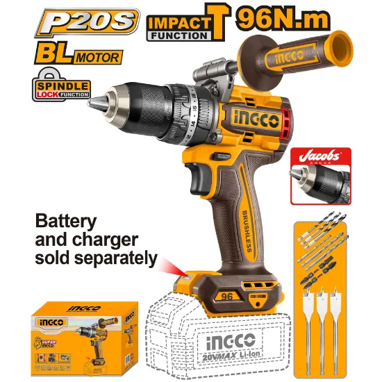 INGCO-CIDLI209685-20V-BL-96N.m-13mm-Jacobs-مقدح-بطارية-راس-حديد-صناعي-فدار-Cordless-Industrial-Brushless-Impact-Drill-Bare-Tool-.webp INGCO CIDLI209685 20V BL 96N.m 13mm Jacobs مقدح بطارية راس حديد صناعي فدار Cordless Industrial Brushless Impact Drill ( Bare Tool ) - Image 1