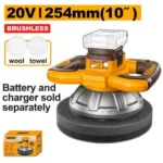 INGCO COPLI202548 20V 254mm مكنة بوليش عل البطارية فدار Cordless Polisher (Bare Tool)