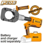INGCO CRCLI20051 20V 60KN مقطع كابلات هيدروليك بطارية فدار Cordless Hydraulic Cable Cutter – Heavy Duty Cutting Tool BARE TOOL