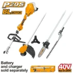 INGCO CSTLI20403861 20V 4 functions منشار زراعي متعدد الاستعمالات فدار CORDLESS MULTI GARDEN TOOLS BARE TOOLS