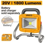 INGCO CWLI2025 20V 20W بروجكتير مع قاعدة متحركة فدار Cordless Work Lamp (Bare Tool)