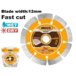 INGCO DMD0111513 115mm (bw 12mm) Seg W/D ديسك غرانيت UNIVERSAL DIAMOND DISC WET AND DRY