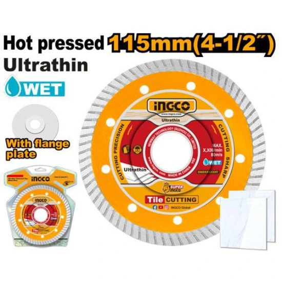 INGCO-DMD031151HT-115MM-BW-0.8MM-TURBO-WD-ديسك-الماس-ULTRATHIN-DIAMOND-DISC-WetDry.webp INGCO DMD031151HT 115MM (BW 0.8MM) TURBO W/D ديسك الماس ULTRATHIN DIAMOND DISC Wet/Dry - Image 1