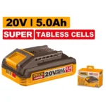 INGCO FBLI2125 20V Slim 5Ah بطارية ليثيوم فدار رفيعة Slim Lithium-Ion Battery Tabless Cells