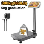 INGCO HESA33003 300Kg ميزان كبير(قبان) شاشة ديجيتال Rechargeable Electronic Weighing Scale