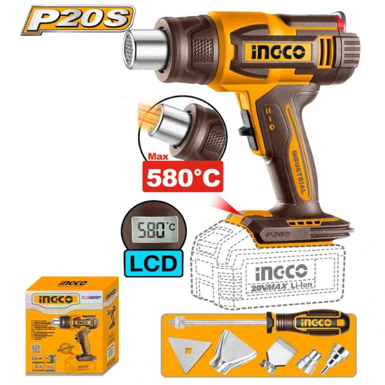 INGCO-HGLI2058-20v-LCD-سشوار-حراري-بطارية-فدار-Cordless-Heat-Gun-Digital-Screen-Bare-Tool.webp INGCO HGLI2058 20v LCD سشوار حراري بطارية فدار Cordless Heat Gun Digital Screen Bare Tool - Image 1