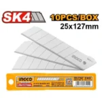INGCO HKNSB2501 10 Pcs SK4 25×12 mm شفرات فدار Blades Set