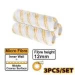 INGCO HRC56091203 3Pcs micro fibre 12mm – 9″ مجموعة خرطوشة رول دهان Roller Paint Cover Inner Wall Micro Fiber Spare Roller Set
