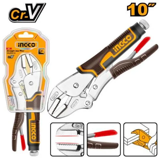 INGCO-HSJP0210-10-بانسة-لقط-صناعية-Straight-jaw-plier.webp INGCO HSJP0210 10″ بانسة لقط صناعية Straight jaw plier - Image 1