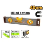 INGCO HSL38040M 40 cm زيبق مغنطيس المنيوم صناعي SPIRIT LEVEL WITH POWERFUL MAGNETS INDUSTRIAL