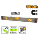 INGCO HSL38060M 60 cm زيبق مغنطيس المنيوم صناعي SPIRIT LEVEL WITH POWERFUL MAGNETS INDUSTRIAL