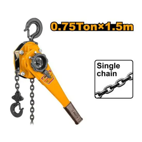 INGCO-HSLB0075-0.75Tonx1.5m-بلنغو-مسكة-طقطاق-Lever-Block.webp INGCO HSLB0075 0.75Tonx1.5m بلنغو مسكة طقطاق Lever Block - Image 1