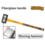 INGCO HSTH83598 5Kg مهدة مسكة فايبرغلاس Stoning hammer (converse handle)
