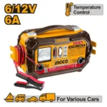 INGCO ING-CB1501 6/12V 6A شارجير بطارية Car Battery Charger