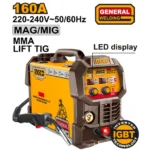 INGCO ING-MGT16058 160A MAG/MIG/MMA/TIG Lift (Argon/CO₂) مكنة لحام شريط انفرتر Inverter MAG/MIG/MMA/TIG Lift welding machine