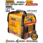 INGCO ING-MMA25089 250A With Lift TIG VRD IGBT مكنة لحام انفرتر صناعية Inverter MMA/TIG Lift Welding Machine