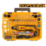 INGCO MG133281 130W 252Pcs+Box مقدح نواعم سرعات مع اكسسوار Mini grinder With Full Accessories