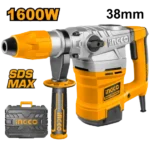 INGCO RH16008 1600W 38mm Anti-vib SDS Max كومبرسور برم وتكسير Industrial Rotary Hammer