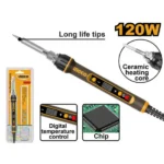 INGCO SI01610 120 W كاوي لحام قصدير كهربائي راس جالس مع تحكم بالحرارة Industrial Electric Soldering Iron