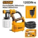 INGCO SPG5008 500 W فرد رش بويا ديركت صناعي Floor Based HVLP Electric Paint Spray Gun