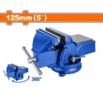 WADFOW WBV1A05 5″ 125mm ملزمة طاولة Bench vice 360