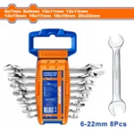 WADFOW WDS2208 8 Pcs (6-22)mm طقم شق Double Open End Spanner Wrench Tool Set