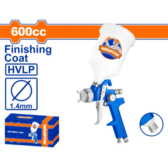 WADFOW-WGA1506-600-cc-1.4-mm-فرد-رش-بويا-طاسة-من-الاعلى-بلاستك-Air-spray-gun-HVLP.webp WADFOW WGA1506 600 cc 1.4 mm فرد رش بويا طاسة من الاعلى بلاستك Air spray gun HVLP - Image 1