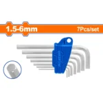 WADFOW WHK1671 7 Pcs طقم مسدس Short Arm Hex Allen Key Set