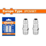 WADFOW WQP2950 2Pcs 1/4″ ركور نبريج هوا ميلة قلووز Quick Plug Set