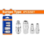 WADFOW WQP4670 4 Pcs/set طقم ركور هوا Air Coupler And Plug Set