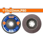 WADFOW WYL1303 115mmx22mm P80 ديسك مدرج لتلميع الستانلس Flap disc