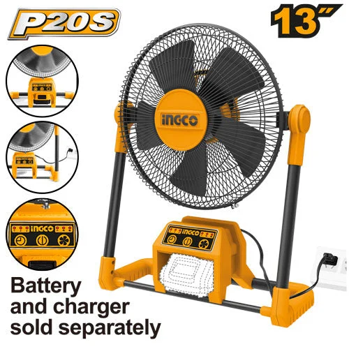 cfali2001-500x500-1.webp INGCO CFALI2001 20V 13” مروحة على البطارية +كهرباء Electric + Cordless Fan - Image 1