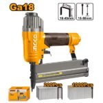 INGCO ACN50401 GA18 2IN1 فرد مسمار وكباس هواء Combo Air Brad Nailer Gun
