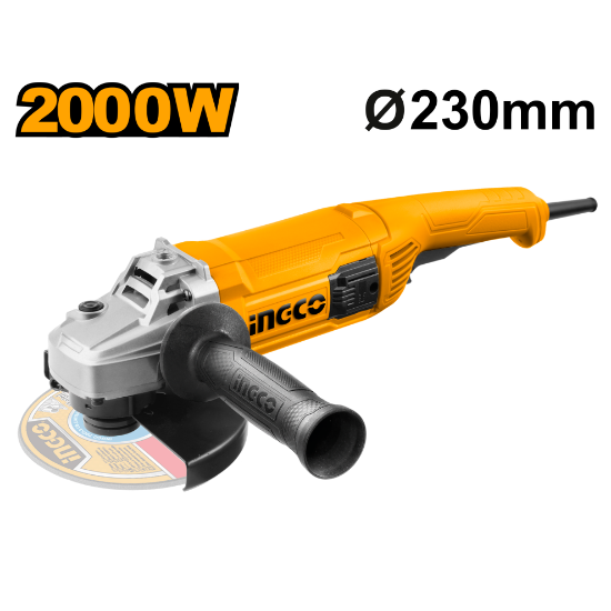 ingco-ag200028-2000w-23mm-صاروخ-كبير-industrial-angle-grinder-lebanon.png INGCO AG200028 2000W 23mm صاروخ كبير Industrial Angle Grinder - Image 1