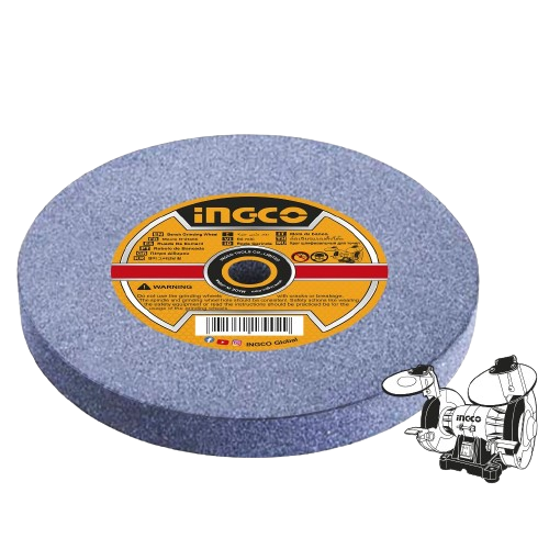 ingco-agw200-حجر-جلخ-ثابت-abrasive-bench-grinding-wheels-lebanon.png INGCO AGW200 حجر جلخ ثابت Abrasive Bench Grinding Wheels - Image 1