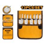 INGCO AKD41301 13 PCS طقم ريش خشب مسطحة Flat Wood Drill Bits Set