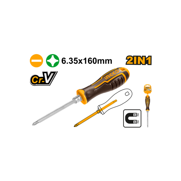 ingco-akisd0201-2in1-6.35x160mm-مفك-براغي-مسكة-كوتشوك-قلاب-interchangeable-screwdriver-lebanon.png INGCO AKISD0201 2IN1 (6.35X160)MM مفك براغي مسكة كوتشوك قلاب Interchangeable Screwdriver - Image 1