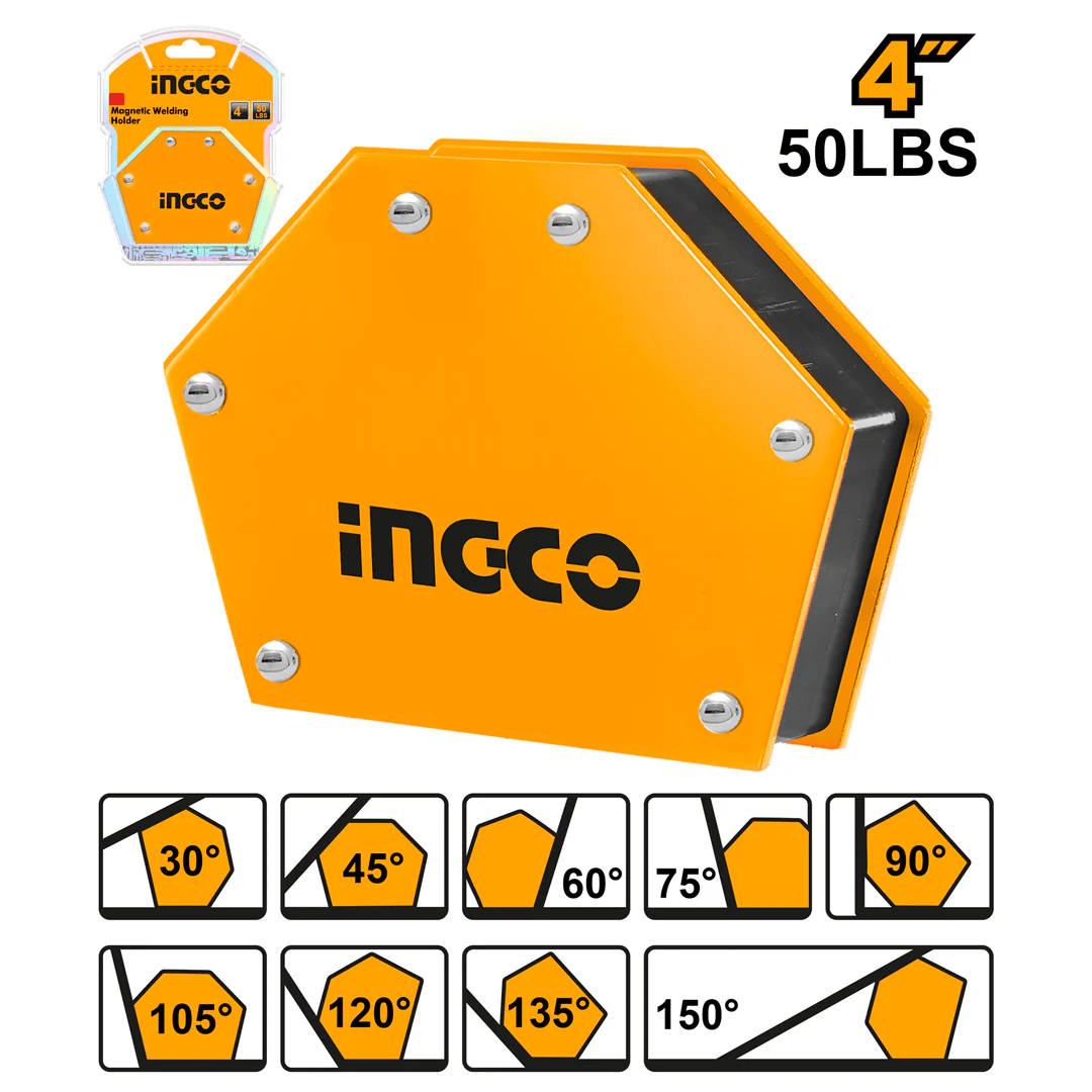 ingco-amwh50042-4-50lbs-زاوية-جمع-مغنطيس-للحديد-مسدسة-multi-angle-magnetic-welding-holder-lebanon.png INGCO AMWH50042 4″ 50LBS زاوية جمع مغنطيس للحديد مسدسة Multi-Angle Magnetic Welding Holder - Image 1