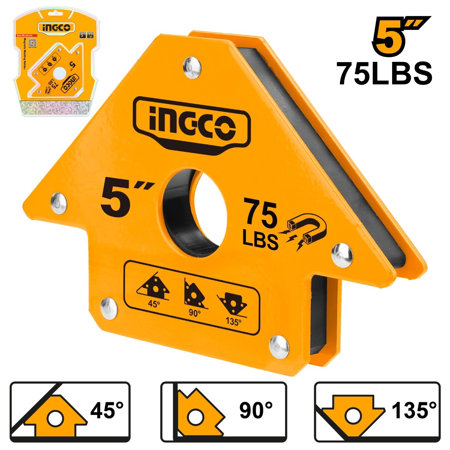 ingco-amwh75051-5-75lbs-زاوية-جمع-مغنطيس-للحديد-مثلثة-magnetic-welding-holder-lebanon.jpeg INGCO AMWH75051 5″ 75LBS زاوية جمع مغنطيس للحديد مثلثة Magnetic welding holder - Image 1