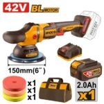 INGCO APLI42151 42V 1BATT 2AH+CHAR+BAG 150MM BL صاروخ بوليش بطارية سرعات Cordless Polisher Industrial