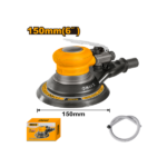 INGCO APS1512 6″ (150MM) حفافة مبرومة على الهواء Air Sander