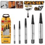 INGCO ASE008 5 PCS طقم ذكر قلووز SCREW EXTRACTOR SET