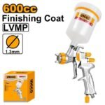 INGCO ASG1065 1.3mm 600cc LVMP فرد رش طاسة من الاعلى Air Spray Gun