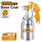 INGCO ASG3102 1.8MMM 1000CC فرد رش بويا صناعي بسكر Air Spray Paint Gun for Base Coat